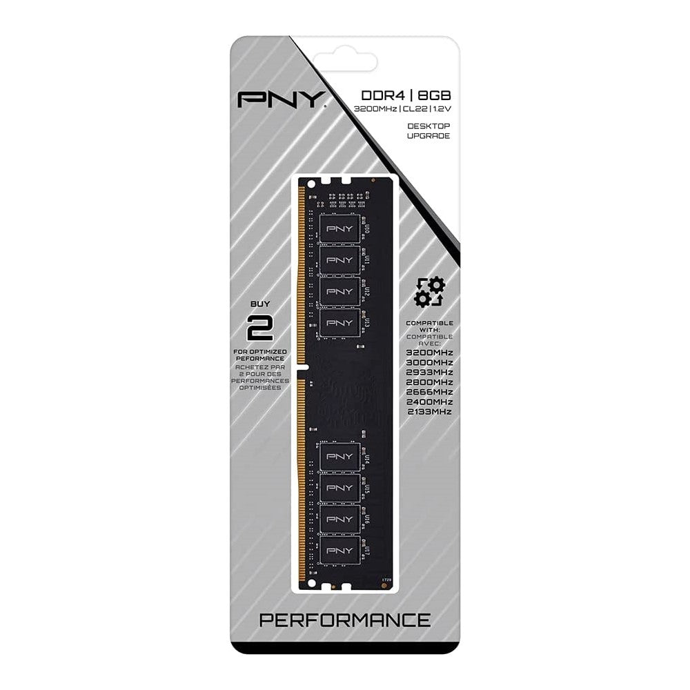 PNY Ram Desktop 8GB 3200MHz DDR4 PNY Ram Desktop 8GB 3200MHz DDR4